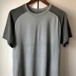 Lululemon Athletica metal vent short sleeve top.